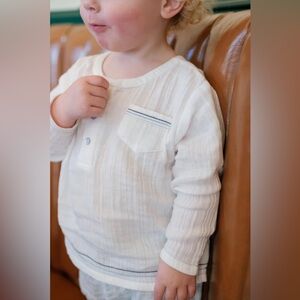 Baybala David Top in Vanilla